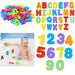  Foam bath numbers and letters set for kids' bath time fun