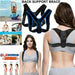  Front loading posture corrector for ease and comfort