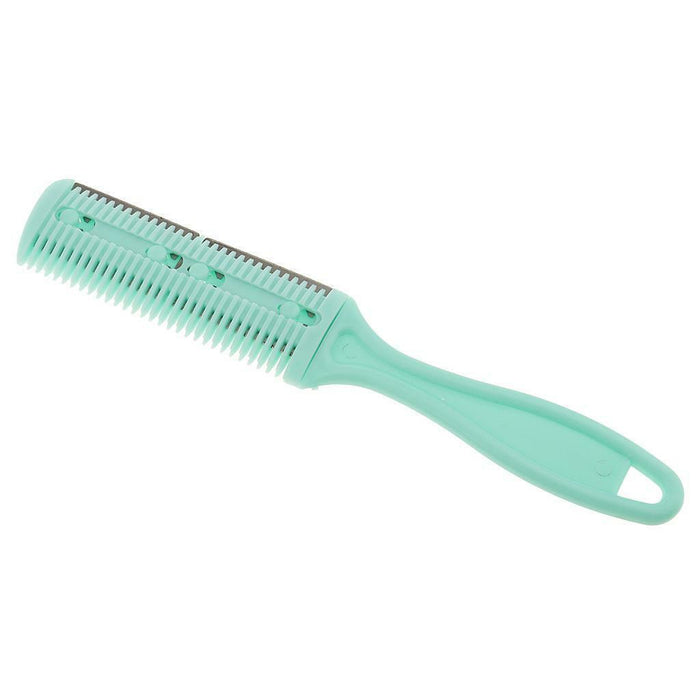 Hair thinner comb available in various colors: Black, Green, Pink, Blue & Purple