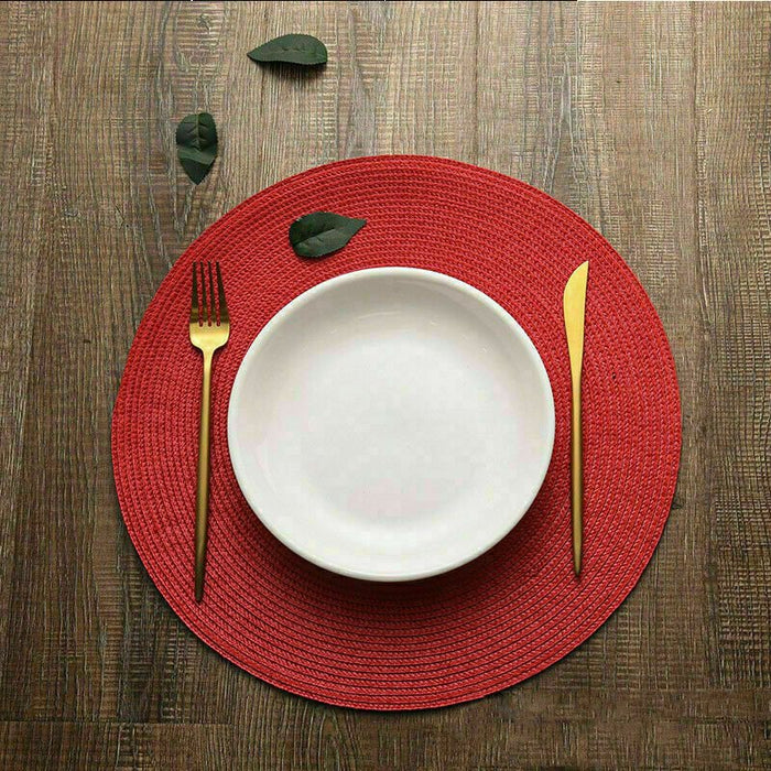 High-quality PP material used in this woven table mat