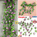 Artificial flower vine for home and garden decorations