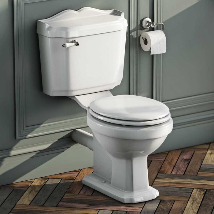 Hygienic and Easy to Clean Bathroom Seat - Oval Shape - White Toilet Seat