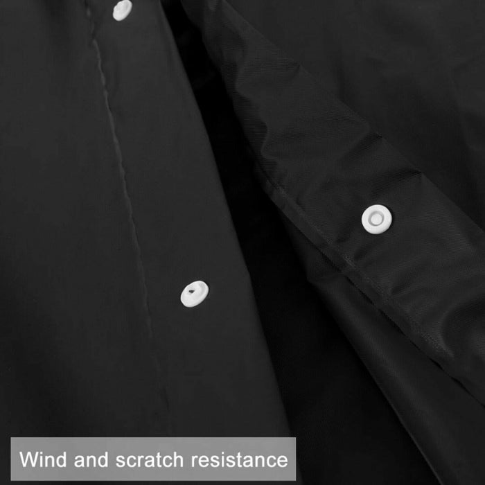 Long Rain Coat Hooded Poncho