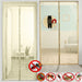 Magic Curtain Door Mesh can be compactly stored when not in use, folding up for easy storage