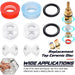 MAXPERKX 1/2" Replacement Ceramic Disc Silicon Washer Gasket Insert Valve Tap Turn Set Image 1