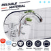 MAXPERKX 1/2" Replacement Ceramic Disc Silicon Washer Gasket Insert Valve Tap Turn Set Image 3