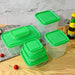MAXPERKX 17pc Clear Reusable Plastic Food Containers Storage Meal Prep Lunch Boxes & Lids Image 6
