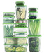 MAXPERKX 17pc Clear Reusable Plastic Food Containers Storage Meal Prep Lunch Boxes & Lids Image 4