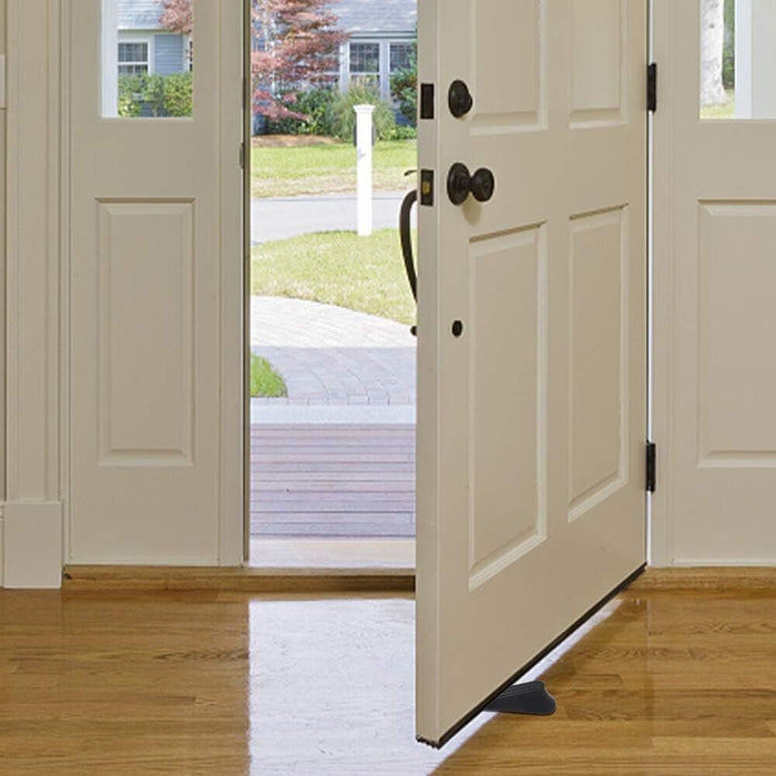 MAXPERKX 5pc Non-Slip Rubber Door Stop Wedges - Home and Office Door Jam Block 6