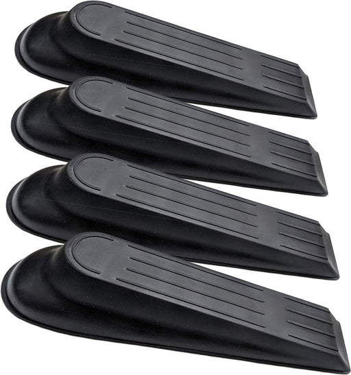 MAXPERKX 5pc Non-Slip Rubber Door Stop Wedges - Home and Office Door Jam Block 2