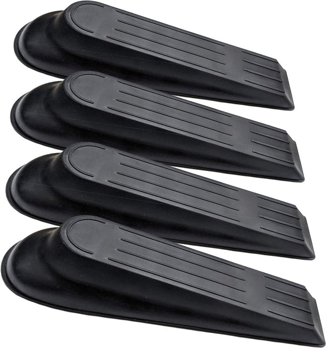 MAXPERKX 5pc Non-Slip Rubber Door Stop Wedges - Home and Office Door Jam Block 2