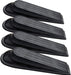 MAXPERKX 5pc Non-Slip Rubber Door Stop Wedges - Home and Office Door Jam Block 2
