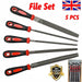 MAXPERKX 5pcs 8" Engineers Soft Grip Flat File Set - Metalworking Image 1