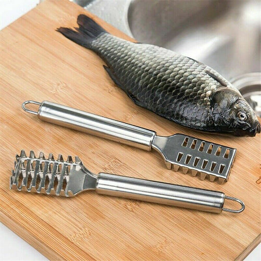 MAXPERKX Fish Scale Scraper Descaler Cleaner Peeler Remover Skin Kitchen Seafood Tool Image 2