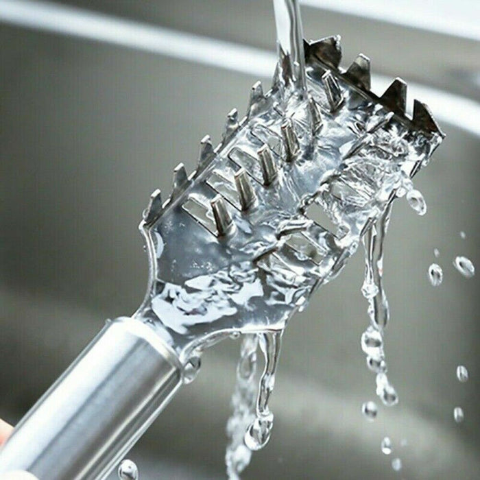 MAXPERKX Fish Scale Scraper Descaler Cleaner Peeler Remover Skin Kitchen Seafood Tool Image 6