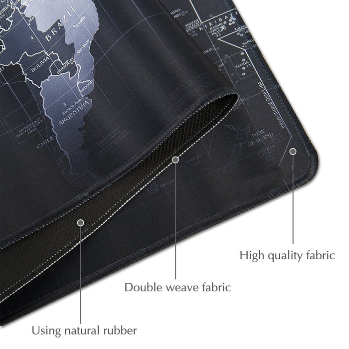 MAXPERKX X-Large Gaming Mouse Pad World Map Anti-Slip PC Laptop Desk Keyboard Mat 90x40cm Image 4