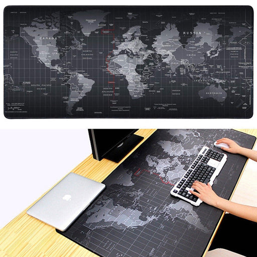 MAXPERKX X-Large Gaming Mouse Pad World Map Anti-Slip PC Laptop Desk Keyboard Mat 90x40cm Image 10