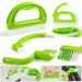 MAXPERKX Green Grout Cleaning Brush Cleaner 3 in 1 Tile Mould Remover Narrow Stiff Stain Image 2