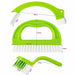 MAXPERKX Green Grout Cleaning Brush Cleaner 3 in 1 Tile Mould Remover Narrow Stiff Stain Image 3