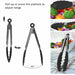 MAXPERKX 10pcs Kitchen Utensil Set - Silicone Scraper Brush Tong Whisk Soup Spoon Turner Image 9