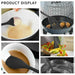 MAXPERKX 10pcs Kitchen Utensil Set - Silicone Scraper Brush Tong Whisk Soup Spoon Turner Image 7