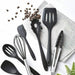 MAXPERKX 10pcs Kitchen Utensil Set - Silicone Scraper Brush Tong Whisk Soup Spoon Turner Image 4