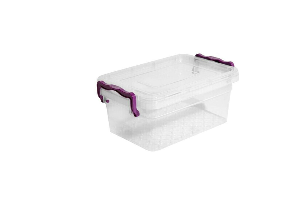 MAXPERKX 3-Piece Leakproof Food Storage Container Set - Clip Lock, 300/600/1250ml