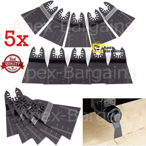 MAXPERKX 5pcs Oscillating Saw Blades Multi Tool For Fein Multimaster Dewalt Makita - 65mm Image 2