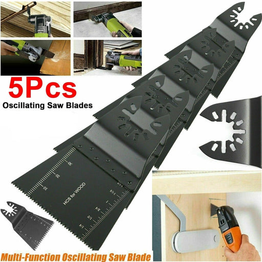 MAXPERKX 5pcs Oscillating Saw Blades Multi Tool For Fein Multimaster Dewalt Makita - 65mm Image 1