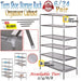  MAXPERKX 2 Tiers Shoe Storage Rack Organiser Cabinet Shelf Stand Holder Image 1