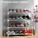  MAXPERKX 2 Tiers Shoe Storage Rack Organiser Cabinet Shelf Stand Holder Image 4