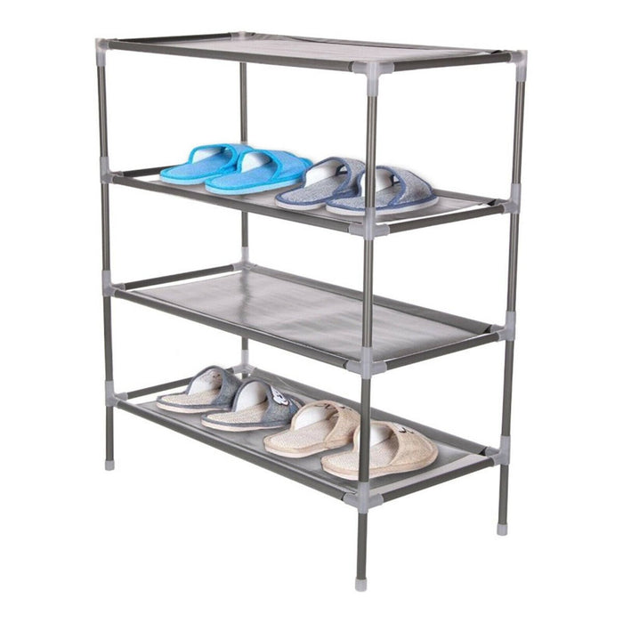  MAXPERKX 2 Tiers Shoe Storage Rack Organiser Cabinet Shelf Stand Holder Image 6