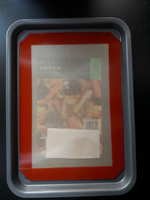 MAXPERKX Silicone Fibreglass Non Stick Baking Mat Sheet Tray Reusable Oven Liner Rolling Image 6