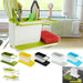 MAXPERKX Sink Utensils Sponge Holder Organizer - Kitchen Rack for Sink Rinse and Storage Image 1