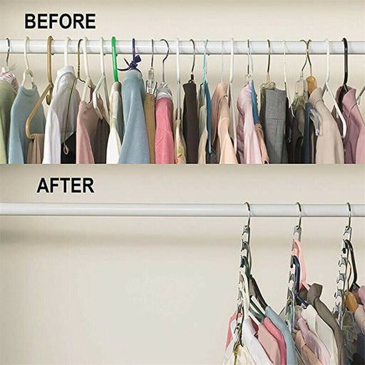 MAXPERKX Space-Saving Metal Magic Hanger Image 2