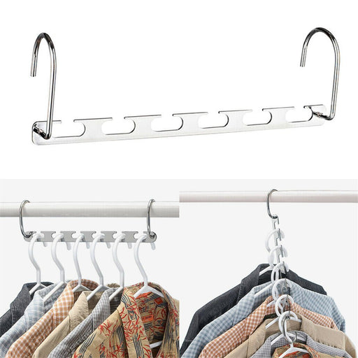 MAXPERKX Space-Saving Metal Magic Hanger Image 1