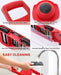 MAXPERKX 6 in 1 Kitchen Vegetable Cutter Salad Fruit Peeler Slicer Dicer Chopper Grater Image 7