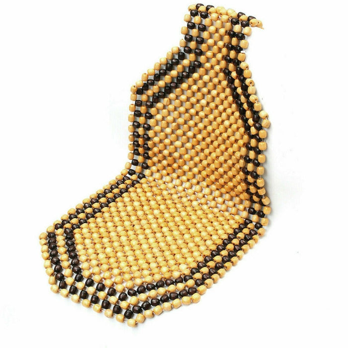 MAXPERKX Wooden Bead Back Massage Cover Car/Van/Taxi Front Seat Cushion Classic Beaded Image 7