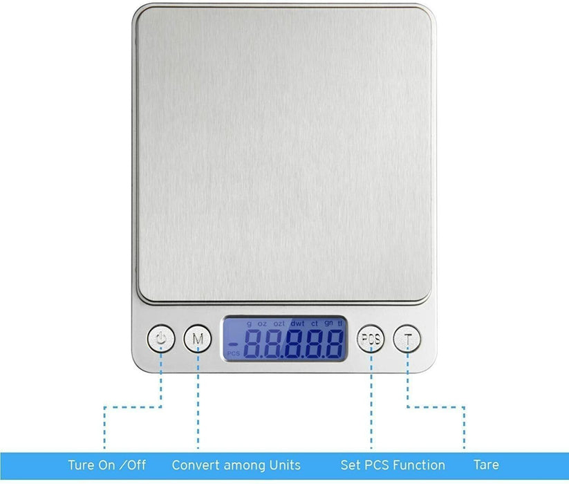 Mini size and lightweight digital kitchen scale