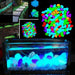 Outdoor and indoor glowing pebbles for landscaping