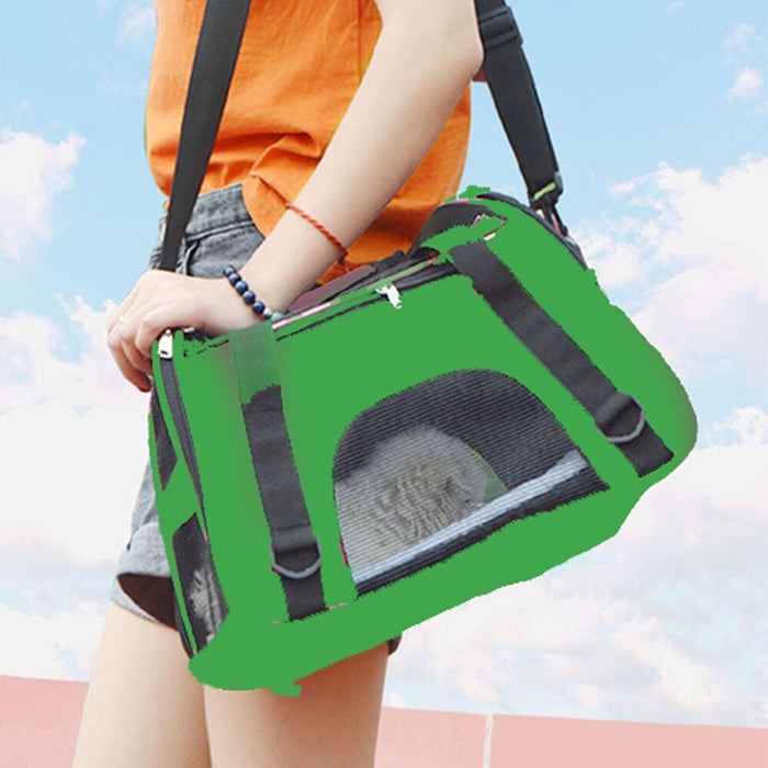  Pet Carrier in Green - Fresh and Vibrant