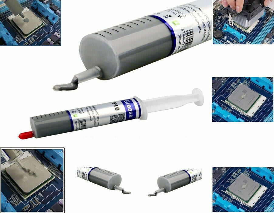 Professional-grade thermal compound with silicone formulation.