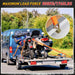 4pcs Ratchet Tie Down Strap Set - Cargo Trailer Lashing Rope 25mm x 4.5m/15ft Image 3