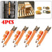 4pcs Ratchet Tie Down Strap Set - Cargo Trailer Lashing Rope 25mm x 4.5m/15ft Image 1