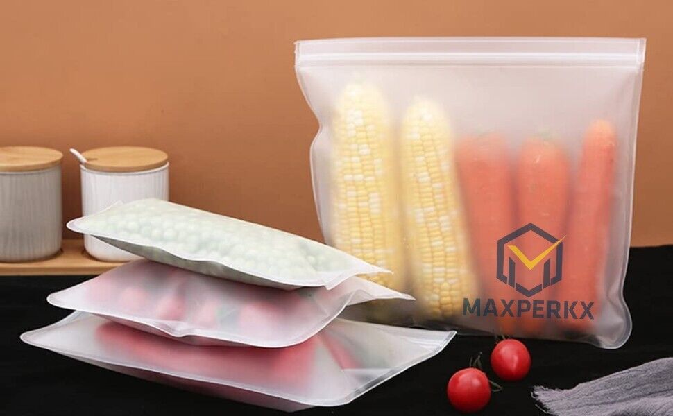 Resealable Silicone Food Storage Bags