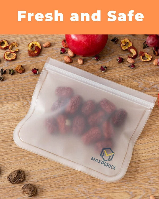 Resealable Silicone Food Storage Freezer Bag