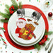 Set of round dining table placemats with non-slip design