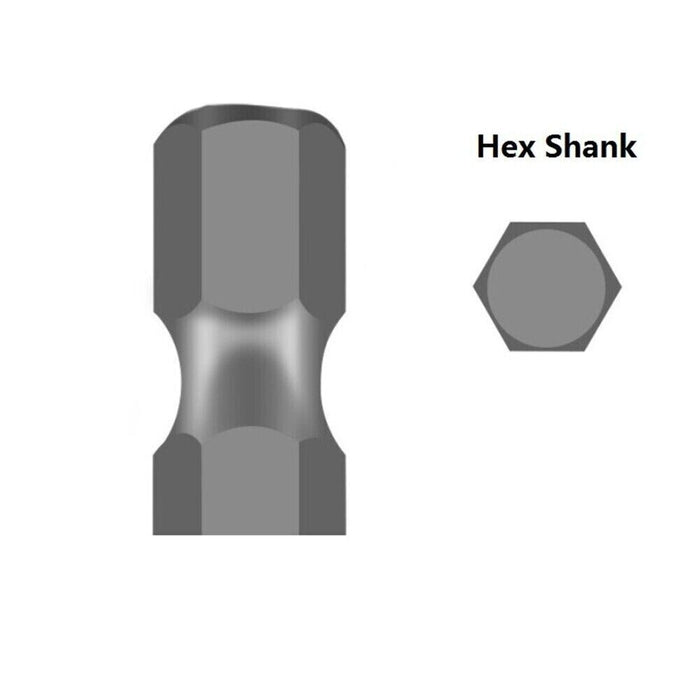  Image illustrating the usage of the screwdriver bit with 1/4" electric, hand screwdriver, and drill screwdriver tools