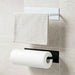 Under Cabinet Kitchen Roll Paper Holder - Black