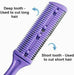 Hair trimmer comb that works well on all long or short hair